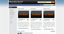 Desktop Screenshot of howdididoit.com